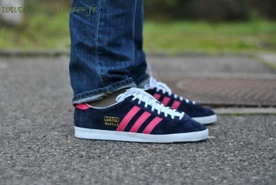 adidas gazelle og bleu marine rose